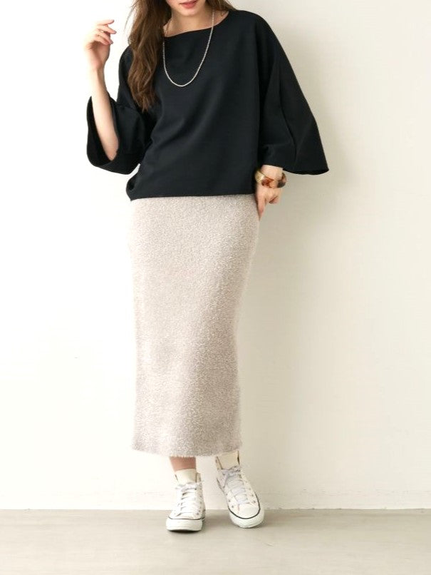 MICA&DEAL ルーズツイルジャージプルオーバー