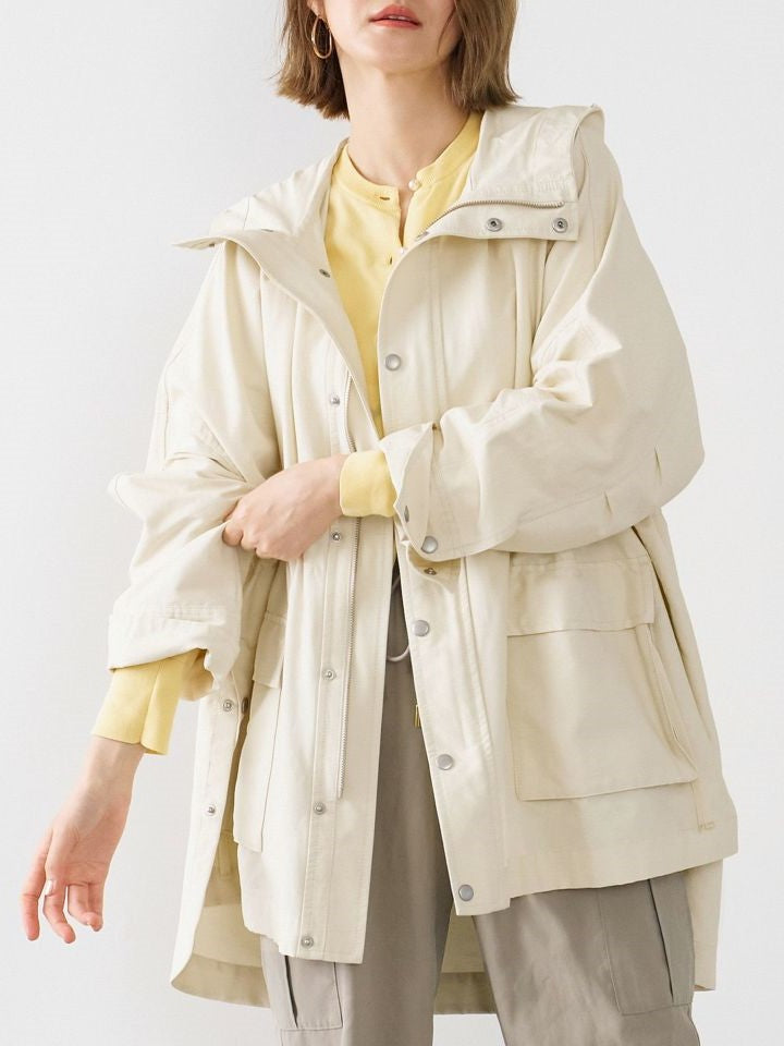 MICA&DEAL フーディオーバーブルゾン