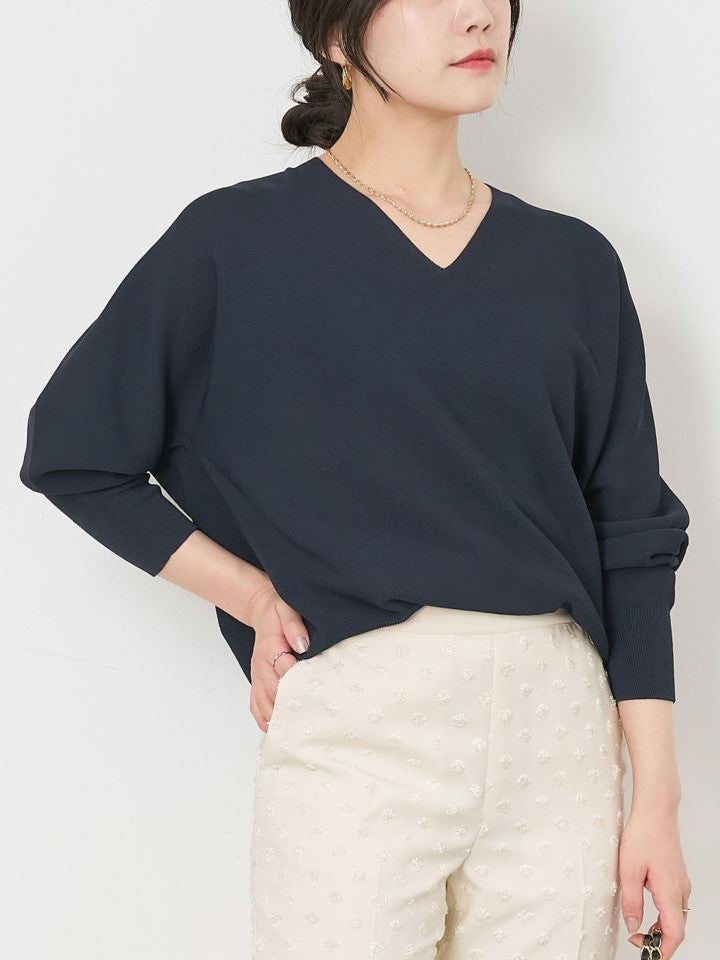 MICA&DEAL ホールガーメントVネックニット