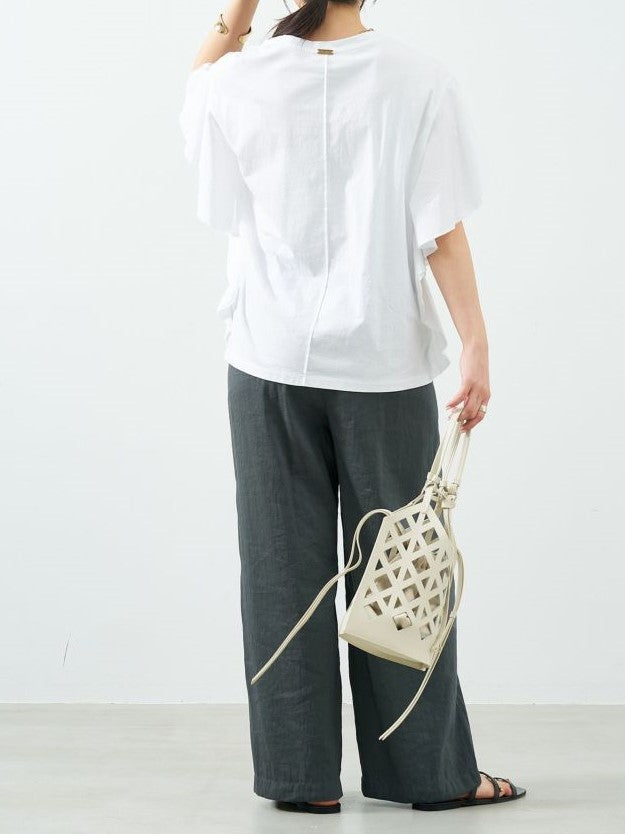 MICA&DEAL ラッフルスリーブTシャツ