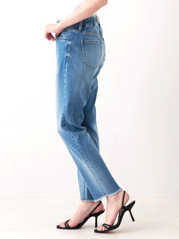 Healty DENIM H.Salt Easy イージーテーパードフリンジデニム