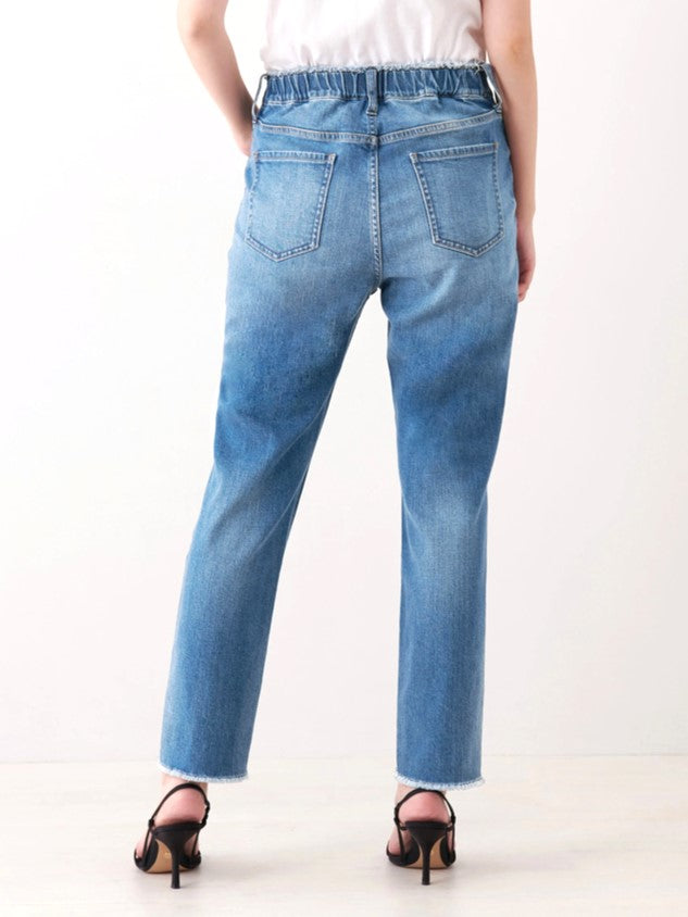 Healty DENIM H.Salt Easy イージーテーパードフリンジデニム
