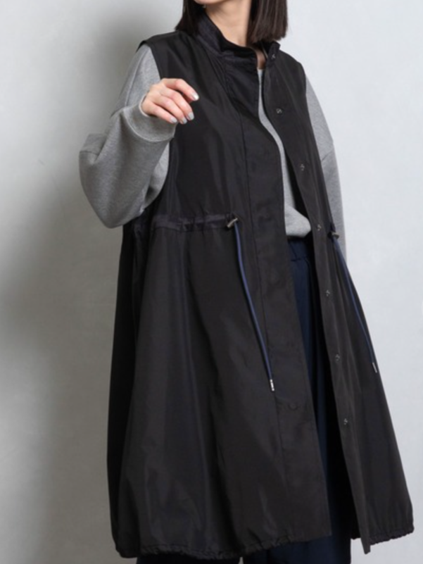 MARECHAL TERRE ベストレイヤードモッズトレンチコート