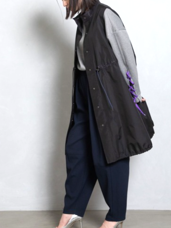 MARECHAL TERRE ベストレイヤードモッズトレンチコート