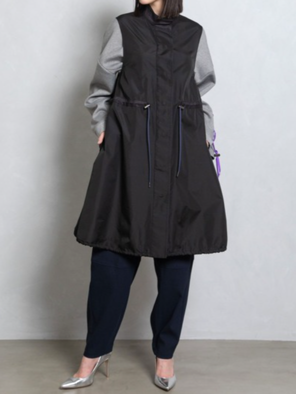 MARECHAL TERRE ベストレイヤードモッズトレンチコート
