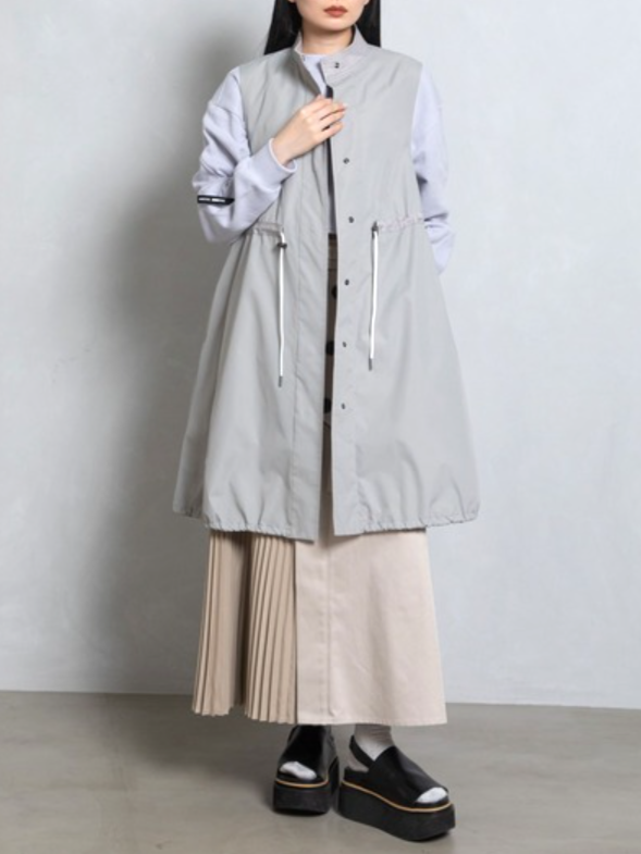 MARECHAL TERRE ベストレイヤードモッズトレンチコート