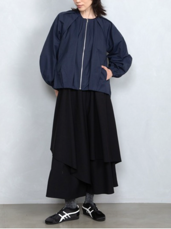 MARECHAL TERRE ふわ袖タックブルゾン