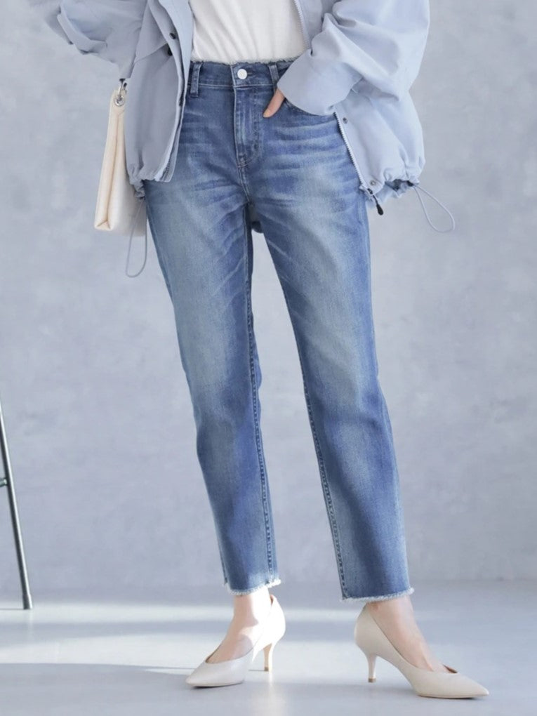 Healty DENIM H.Salt Easy イージーテーパードフリンジデニム
