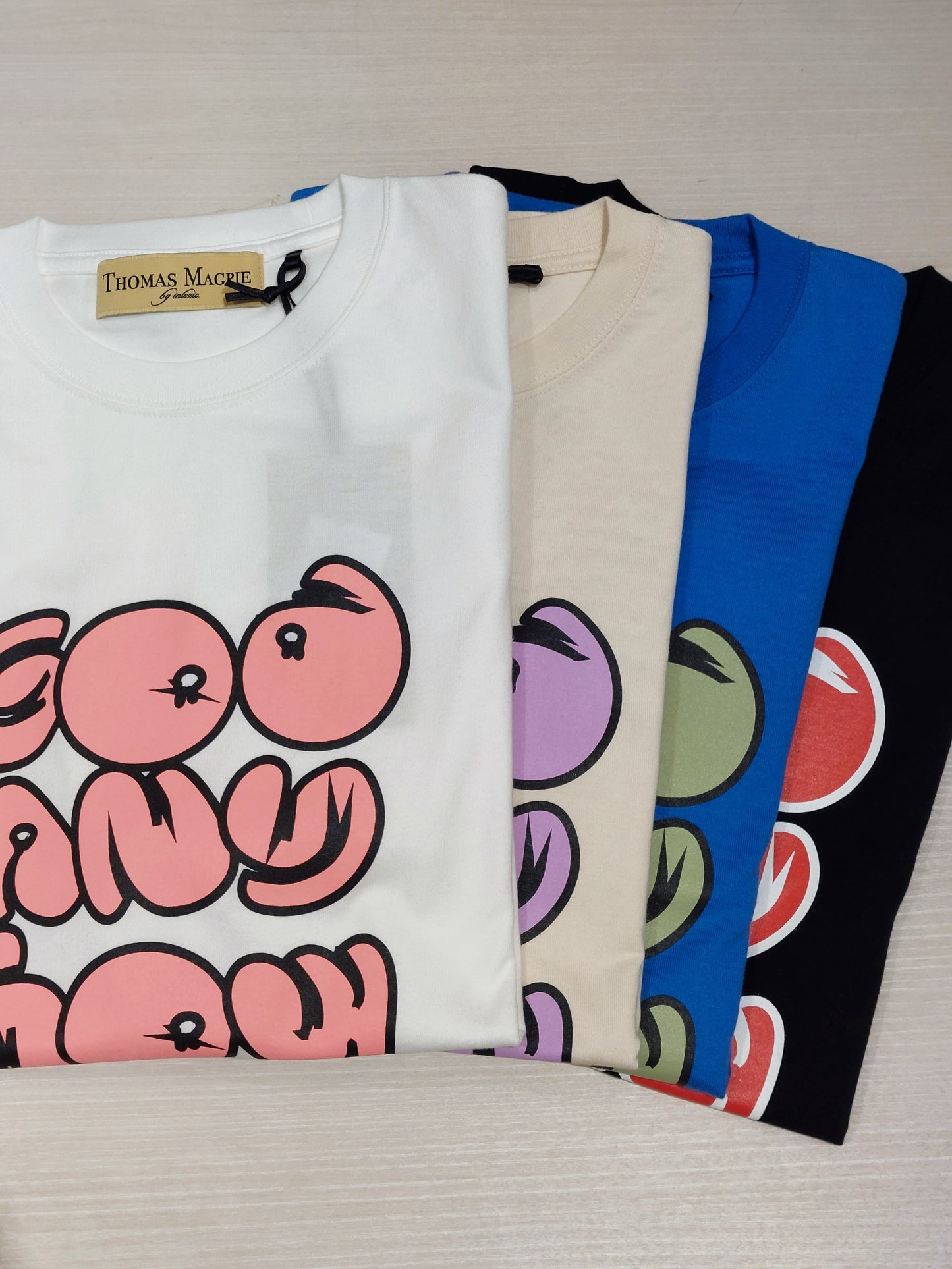 THOMAS MAGPIE GOD ロゴTシャツ