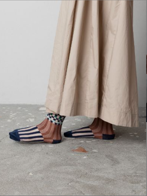 TRICOTE PIXEL STRIPE SOCKS