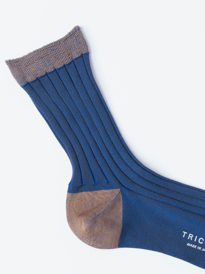 TRICOTE BICOLOR RIB SOCKS
