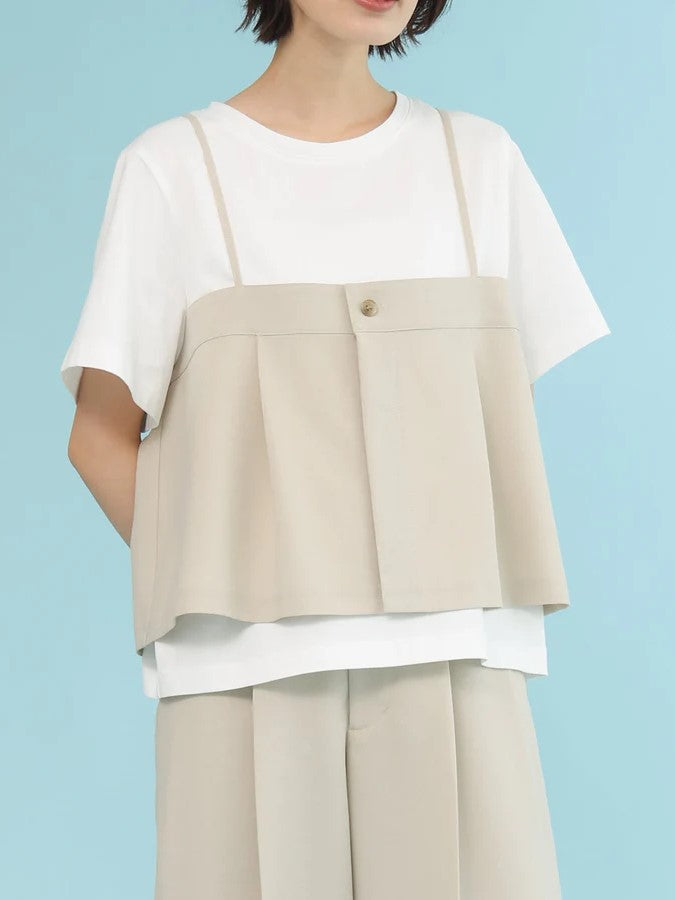 trois ドライクロス ビスチェTシャツ