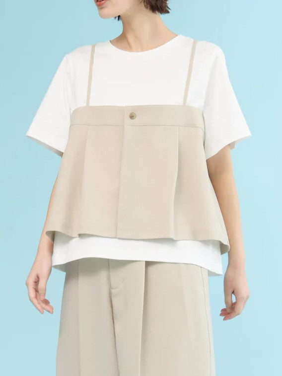 trois ドライクロス ビスチェTシャツ