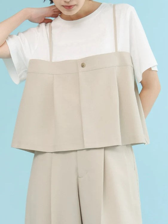 trois ドライクロス ビスチェTシャツ