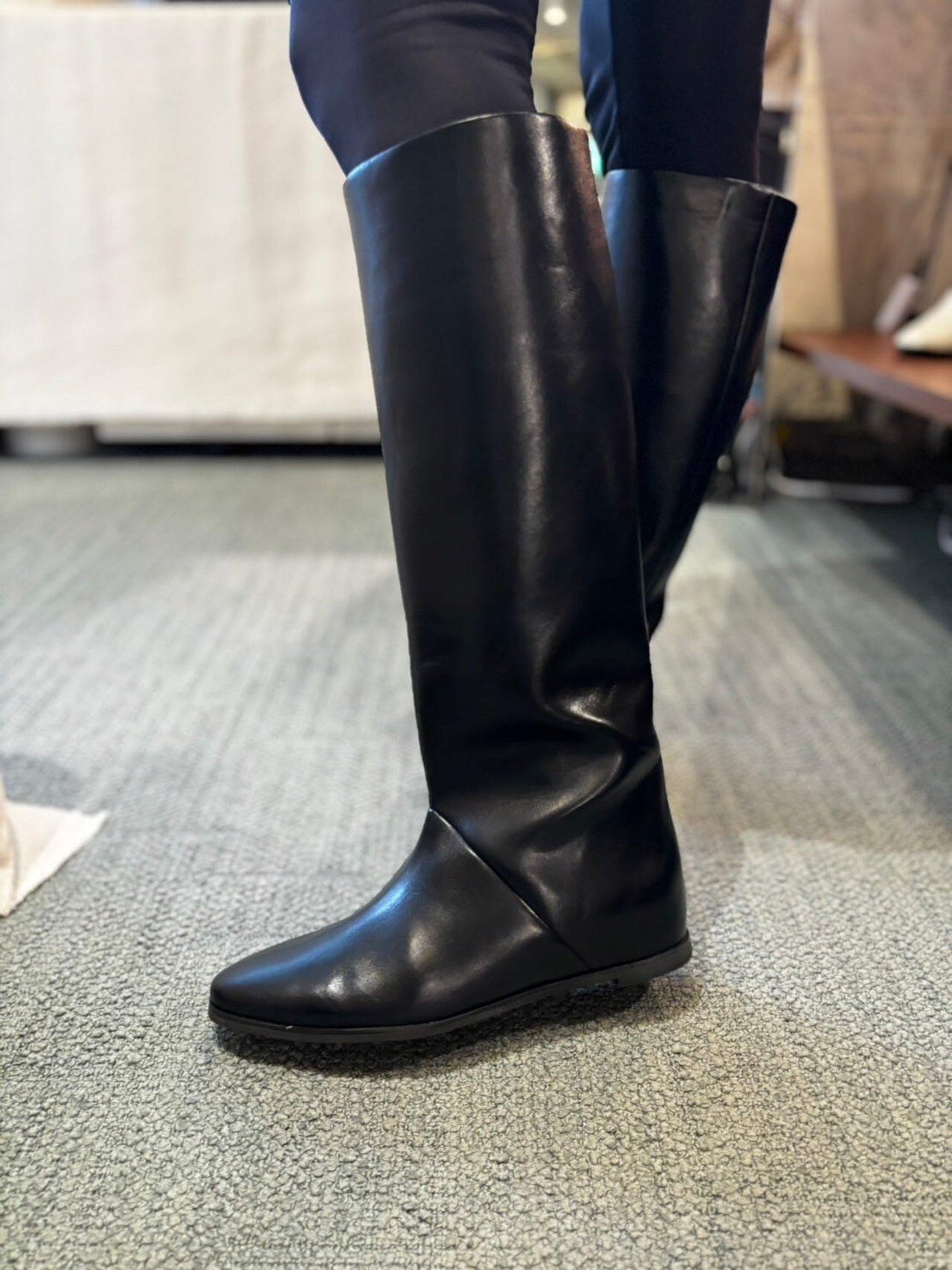 ATELIER BRUGGE インヒールロングブーツ