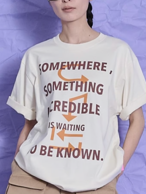 THOMAS MAGPIE SOMEWHERE ロゴTシャツ