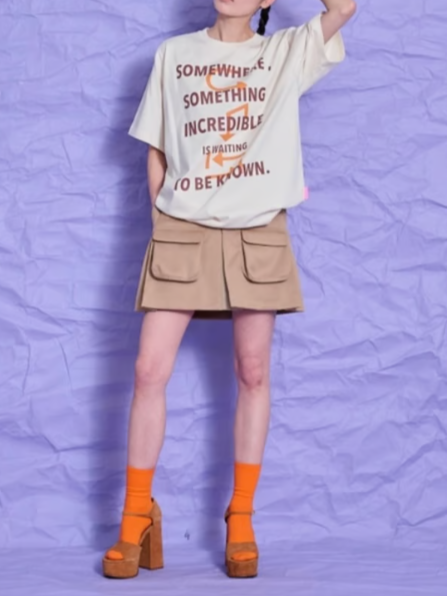 THOMAS MAGPIE SOMEWHERE ロゴTシャツ