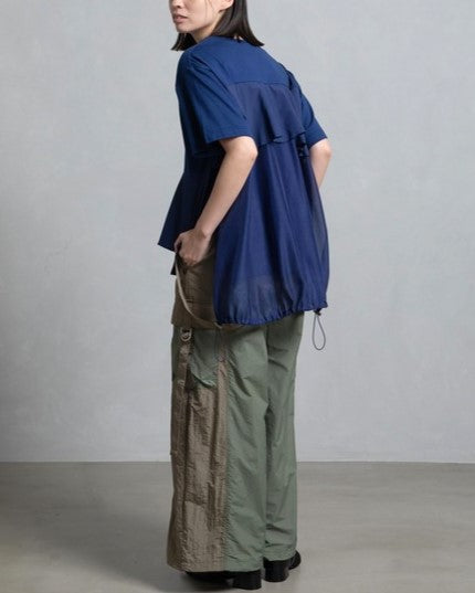 MARECHAL TERRE フリルジョイントTシャツ