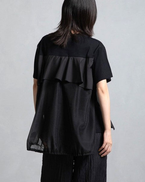 MARECHAL TERRE フリルジョイントTシャツ