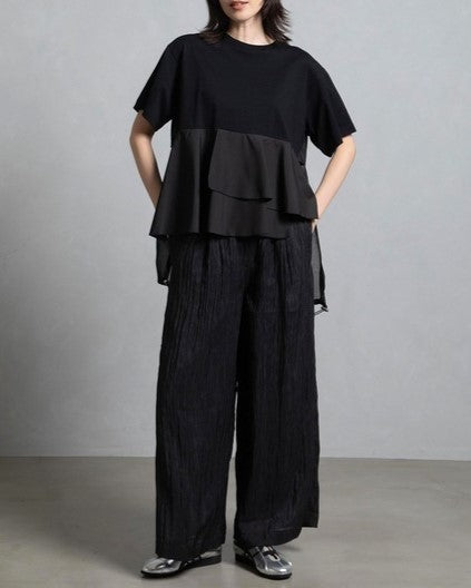 MARECHAL TERRE フリルジョイントTシャツ