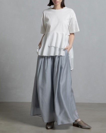 MARECHAL TERRE フリルジョイントTシャツ