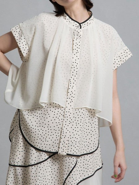 MARECHAL TERRE パイピングドットブラウス – TORAYA ONLINE STORE 