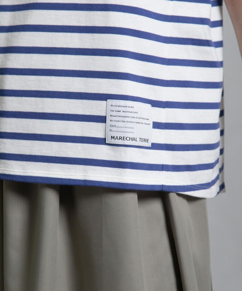 MARECHAL TERRE コットンクルーネックTシャツ