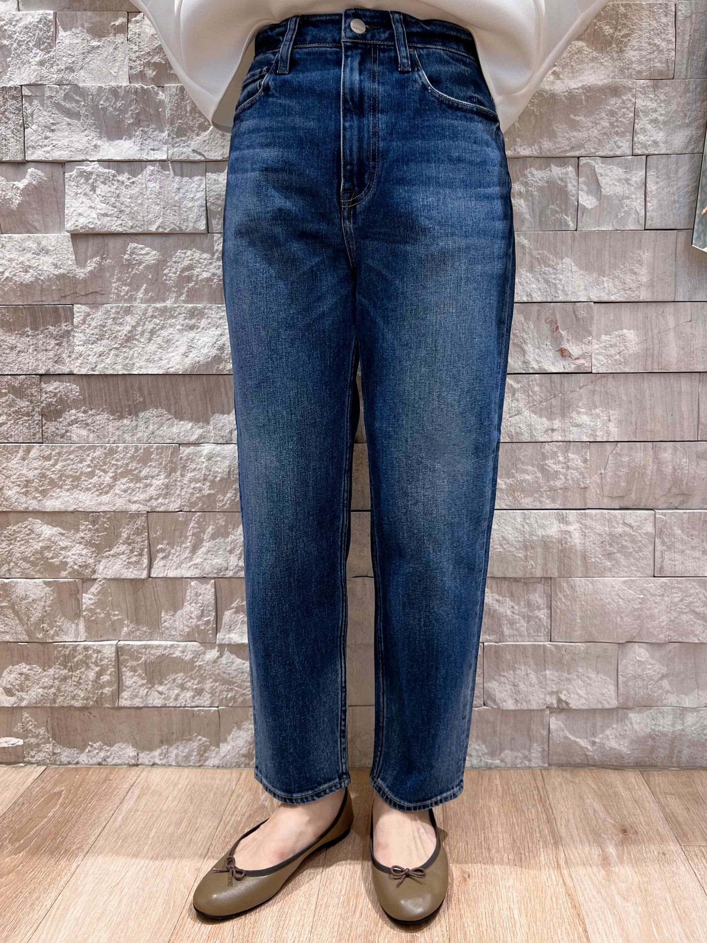 Healty DENIM Cacao ペグトップデニム