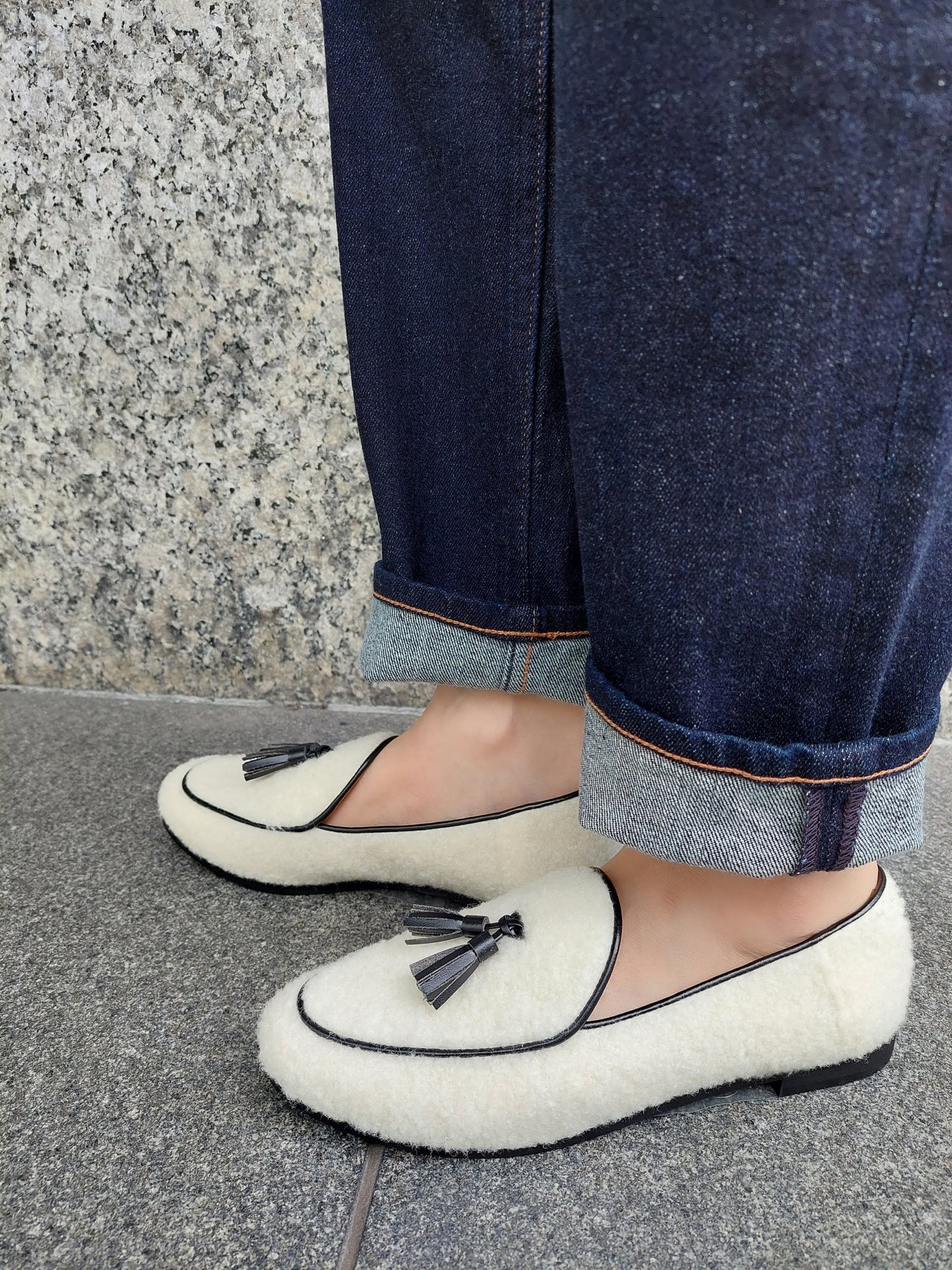 Healty DENIM Cacao ペグトップデニム