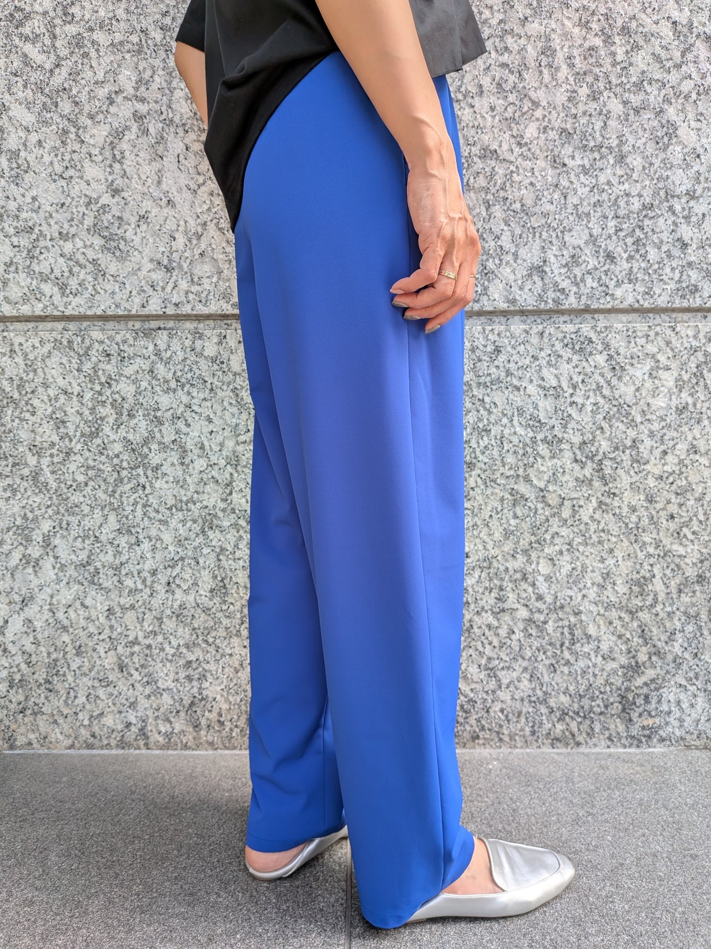 【Special SALE!!】 PASSIONE ポリハイストレッチイージーパンツ