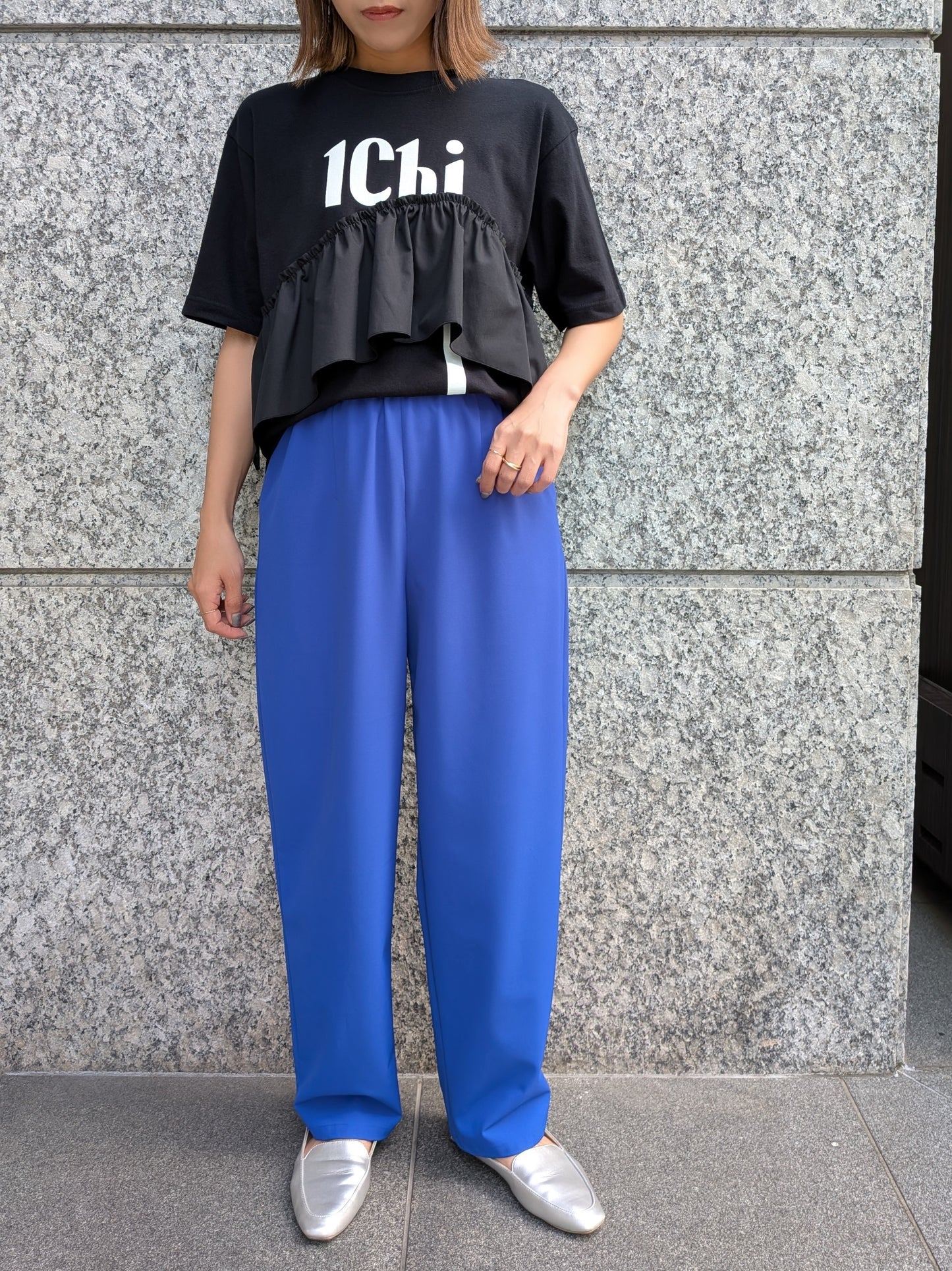 【Special SALE!!】 PASSIONE ポリハイストレッチイージーパンツ