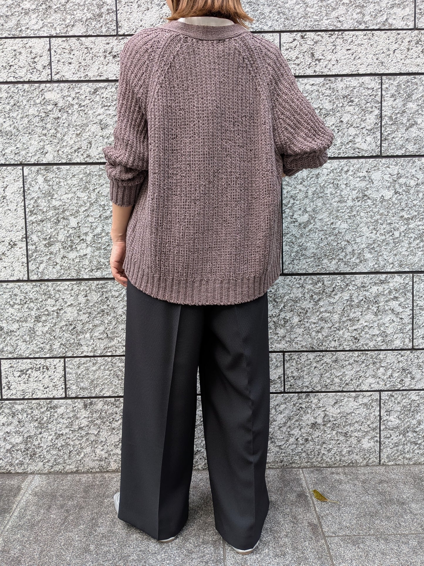 【Special SALE】Mao made テープヤーンざっくりカーディガン