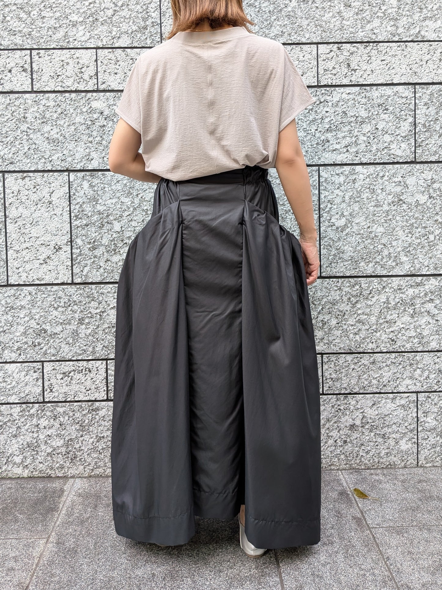 【Specia SALE!!】divka ワッシャーBIGポケットサイドギャザースカート