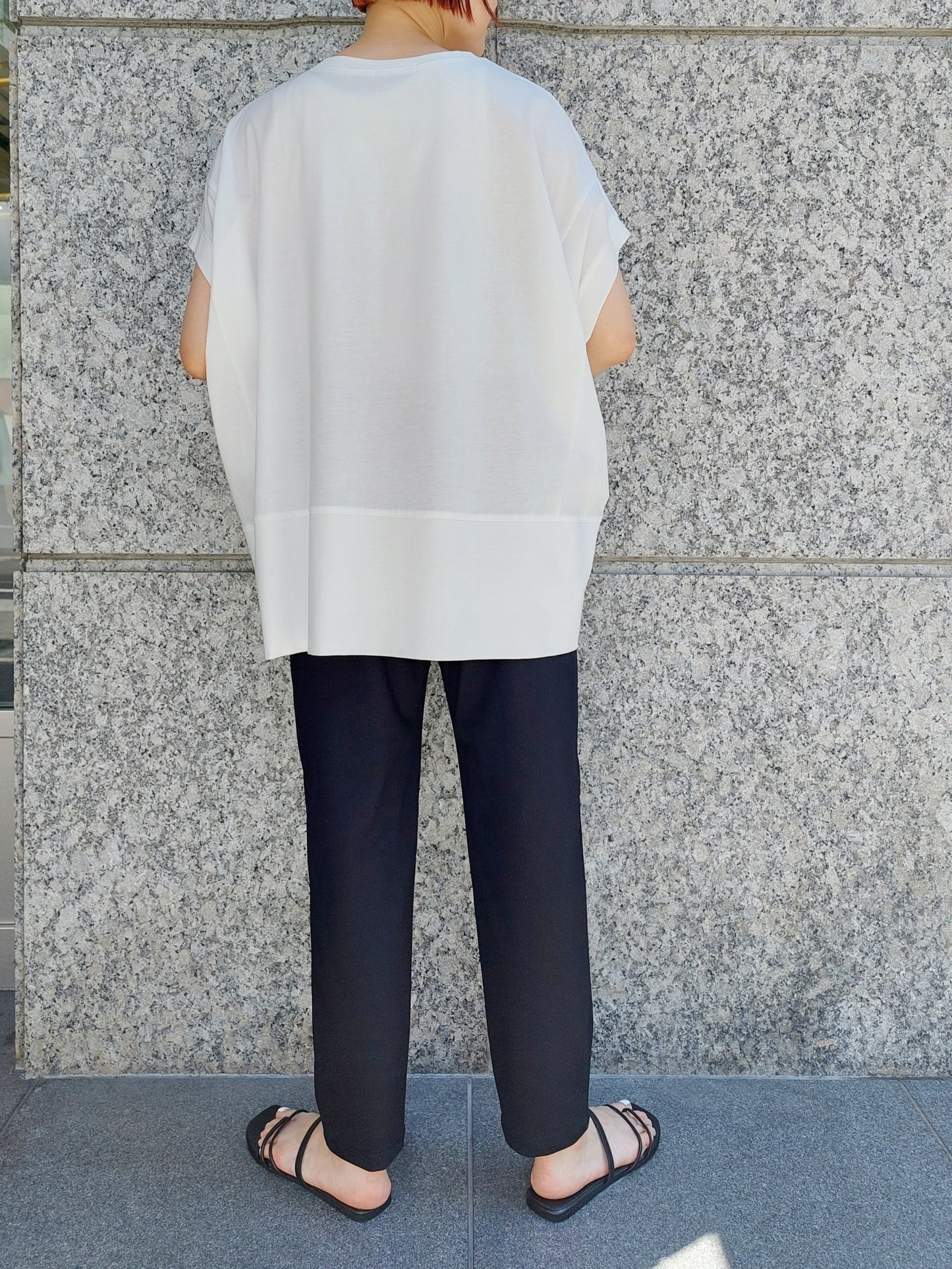 PASSIONE コットン天竺ルーズTシャツ