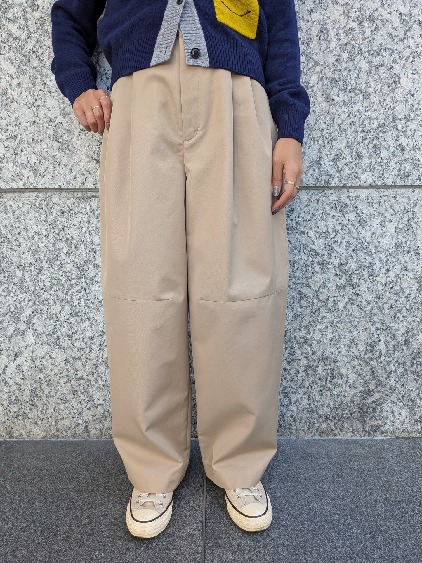 MICA&DEAL カーブタックワイドパンツ