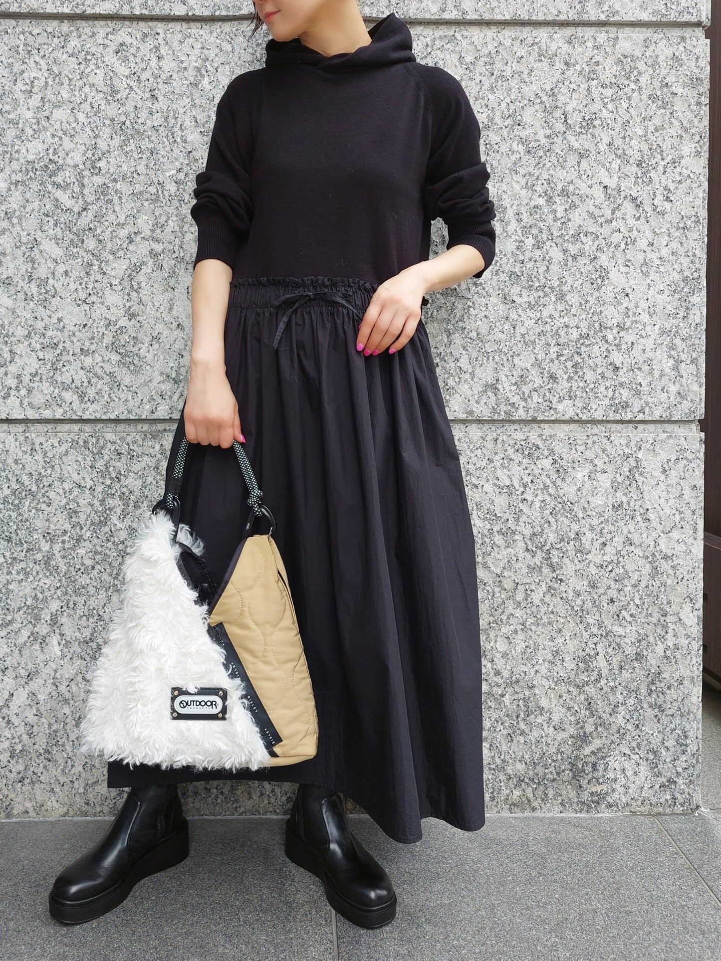 RISLEY トライアングルファーキルトBAG