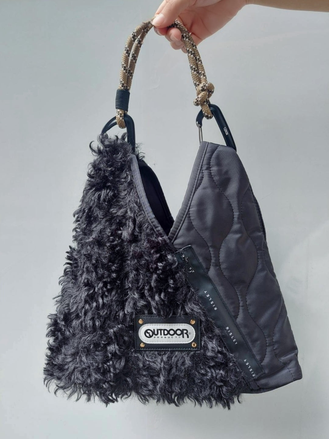 RISLEY トライアングルファーキルトBAG