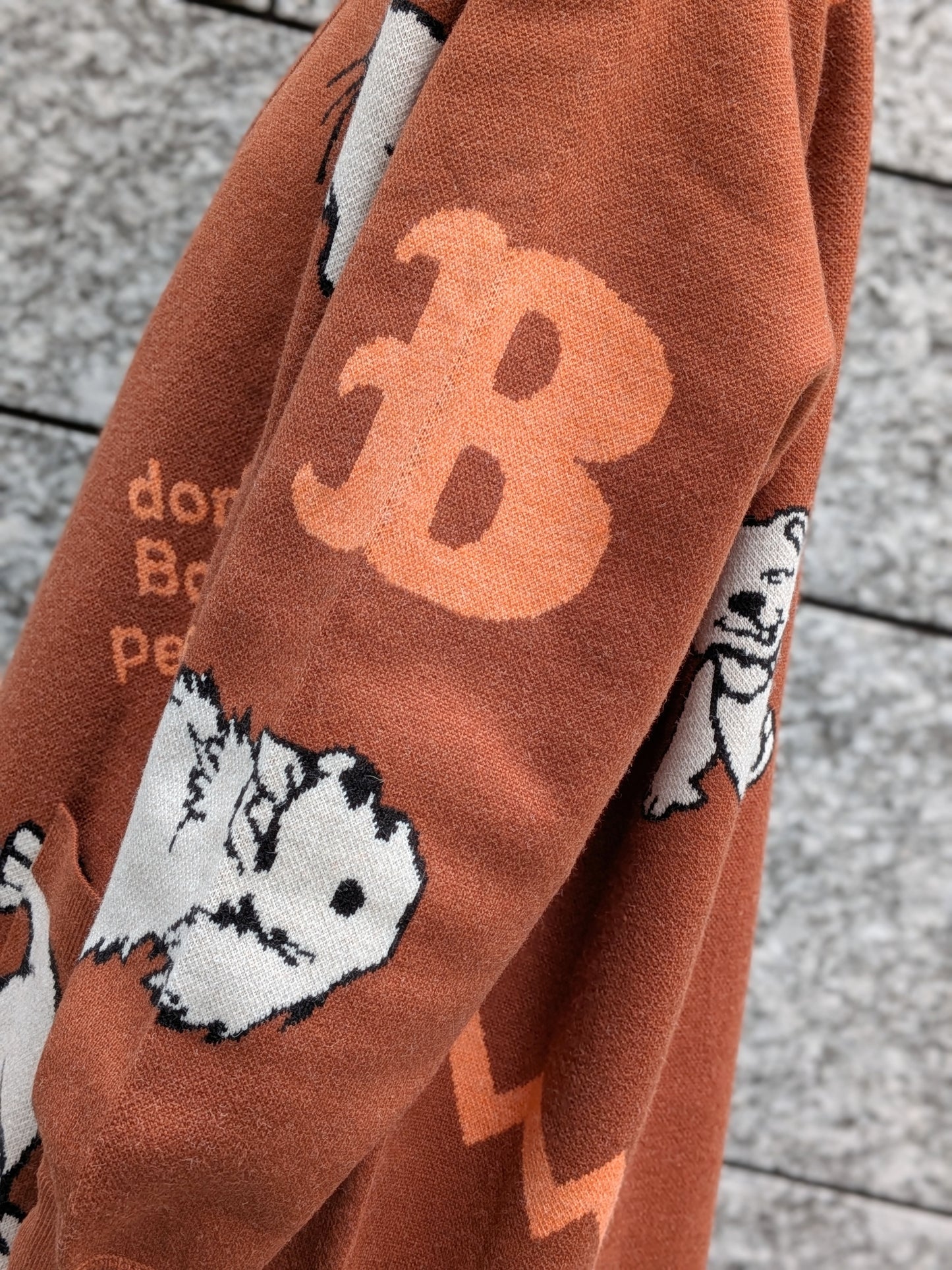 THOMAS MAGPIE インターシャもちもちBIGカーディガン