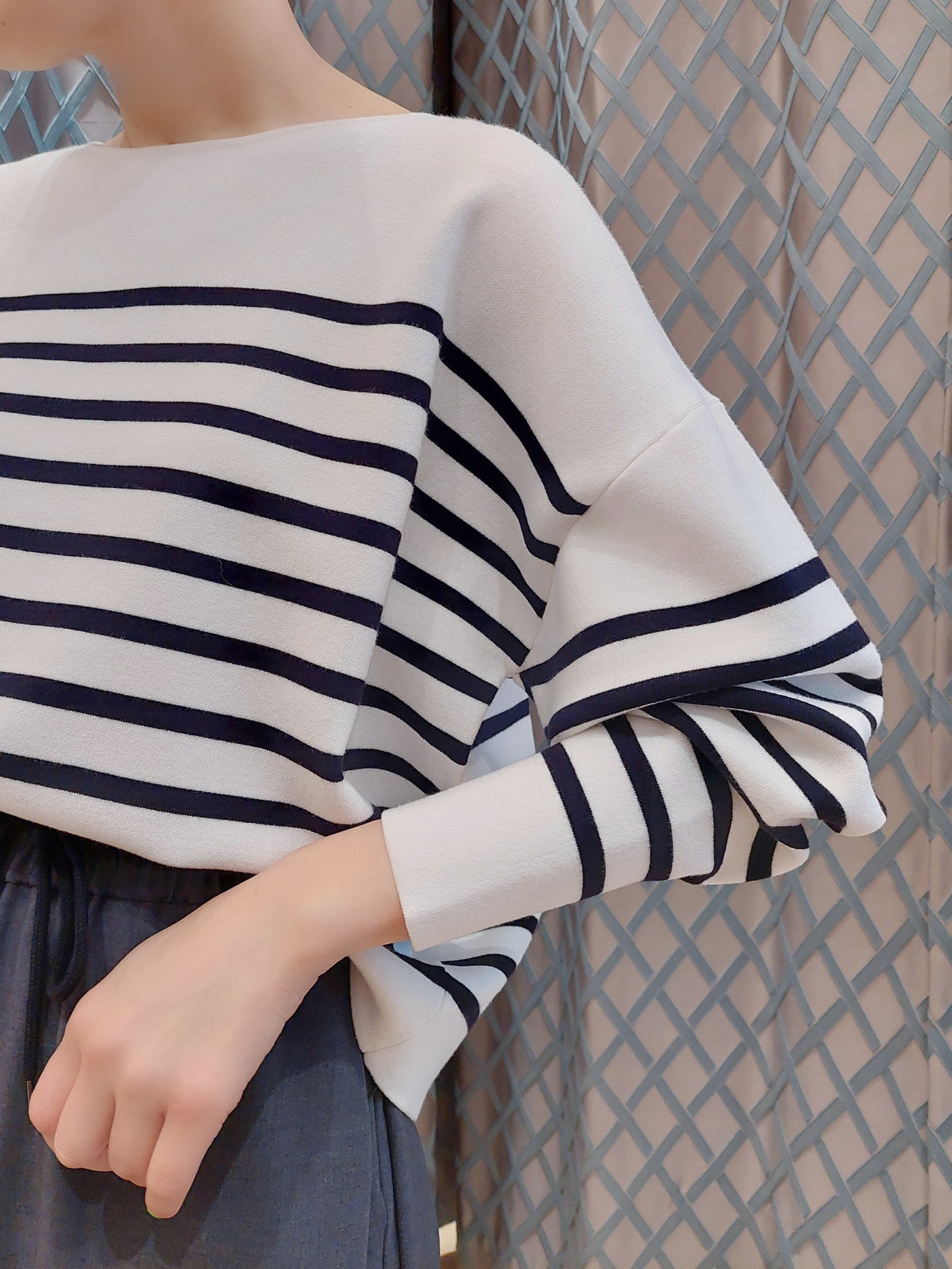 MICA&DEAL ストレッチミラノプルオーバーニット