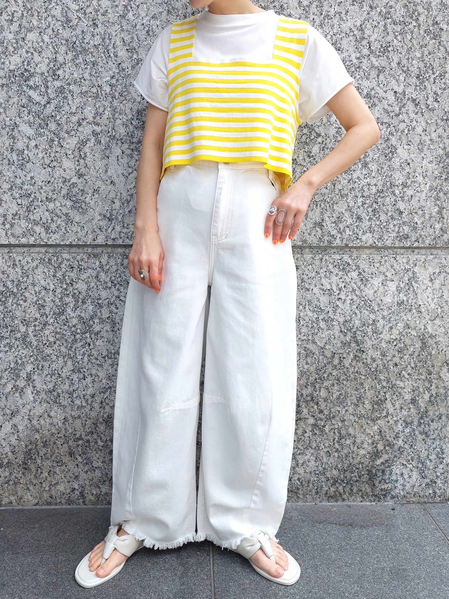 STELLA CIFFON(ステラシフォン) クルーネックTシャツ