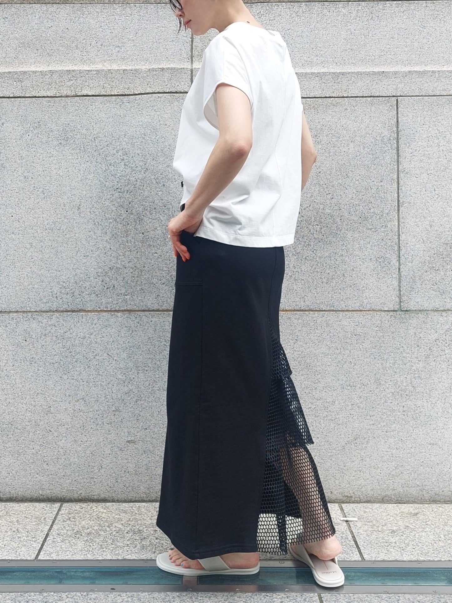 STELLA CIFFON(ステラシフォン) クルーネックTシャツ