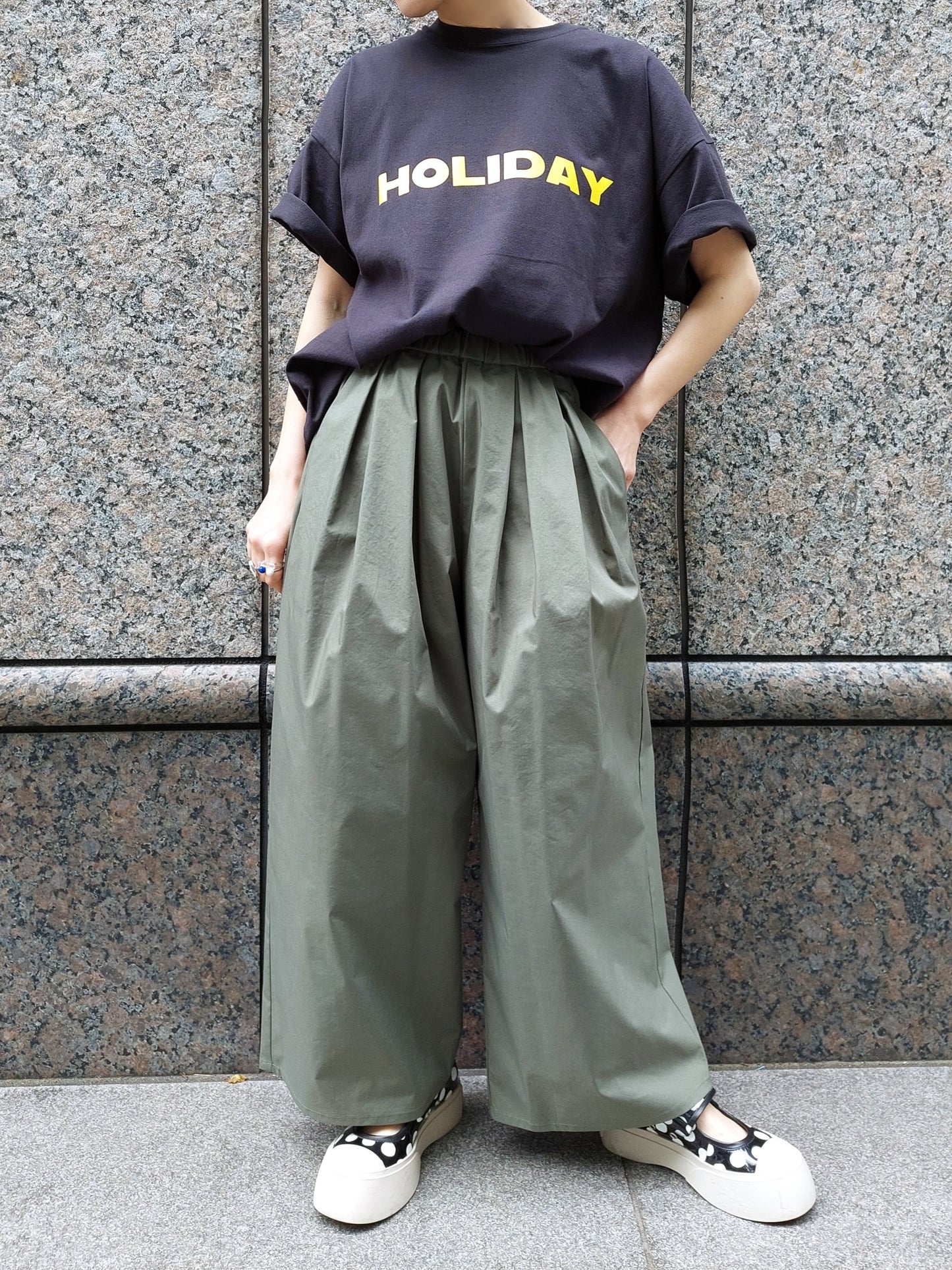THOMAS MAGPIE コットンロゴBIG Tシャツ
