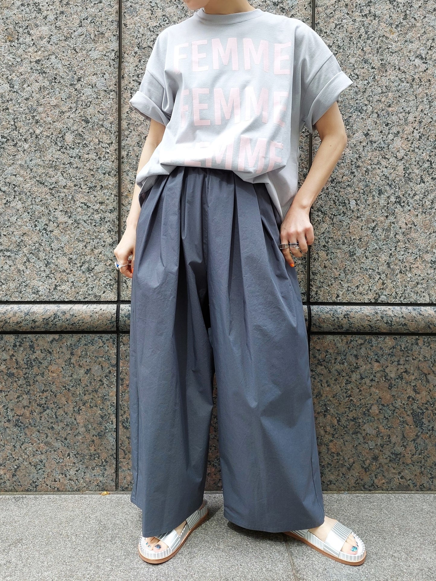THOMAS MAGPIE コットンロゴBIG Tシャツ
