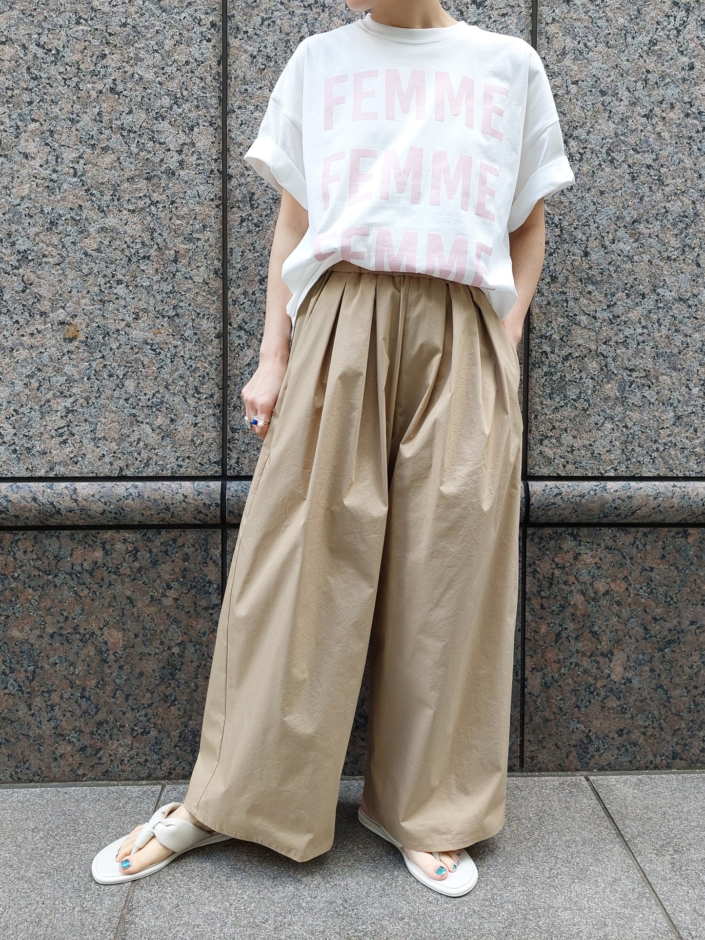 THOMAS MAGPIE コットンロゴBIG Tシャツ