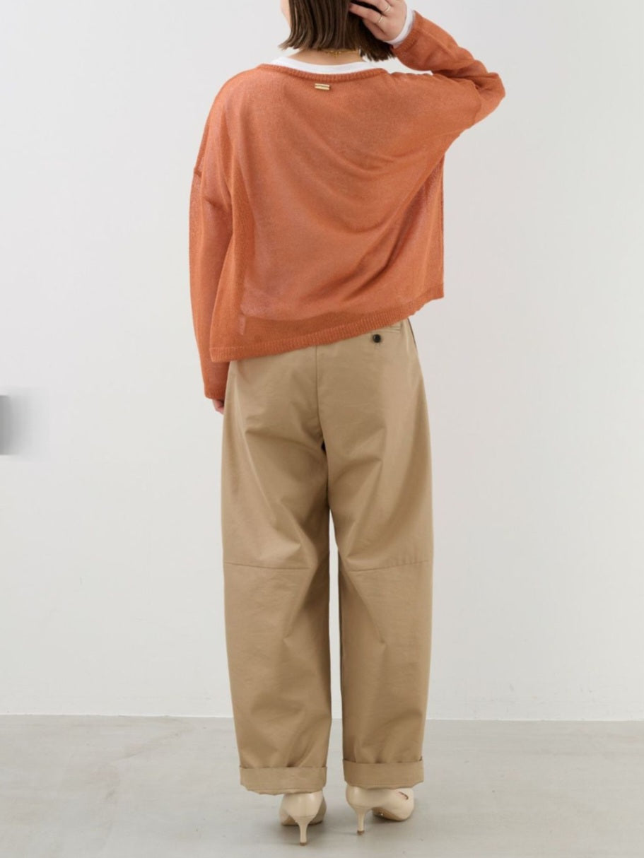 MICA&DEAL カーブタックワイドパンツ
