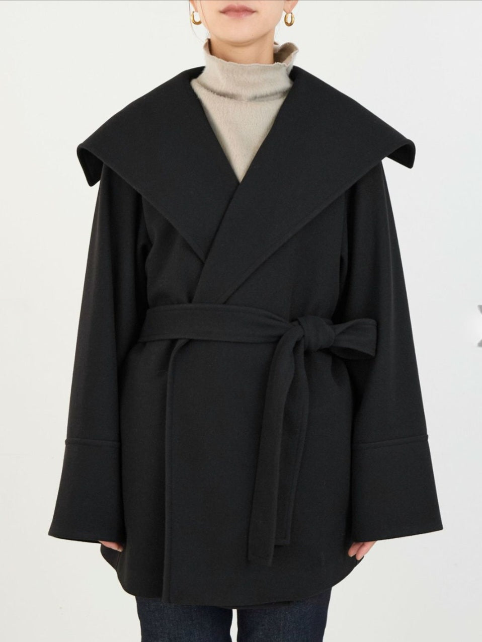MICA&DEAL ショールカラーコート