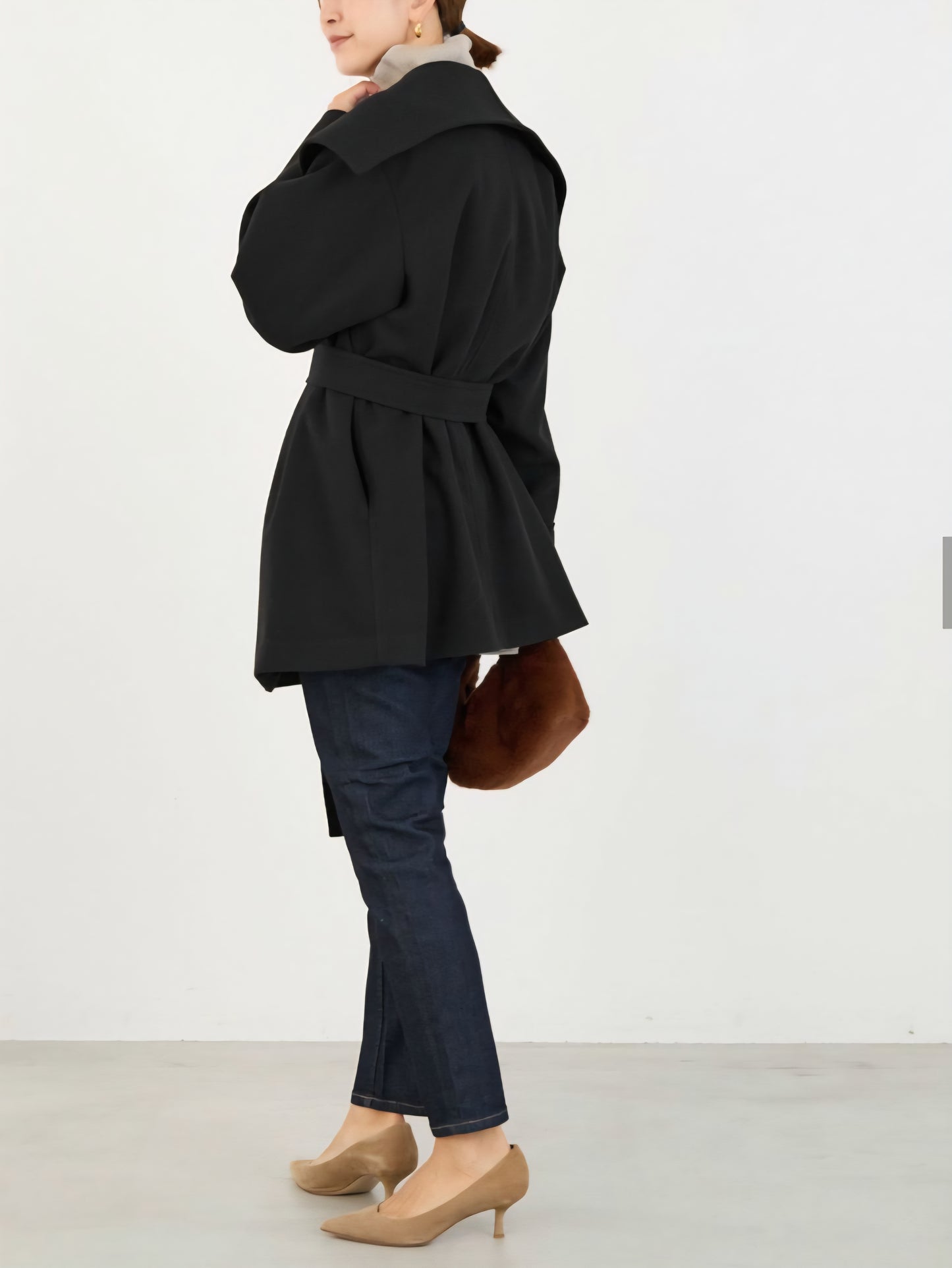 MICA&DEAL ショールカラーコート