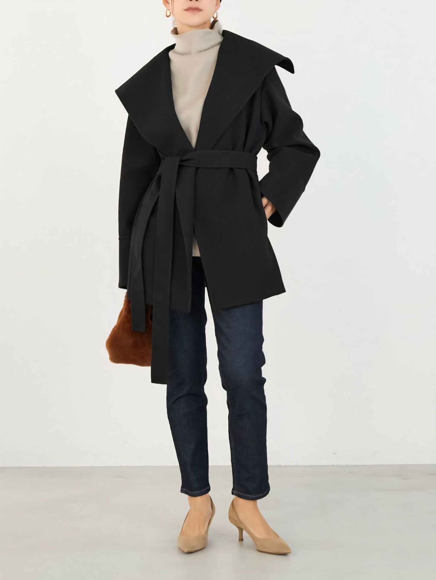 MICA&DEAL ショールカラーコート