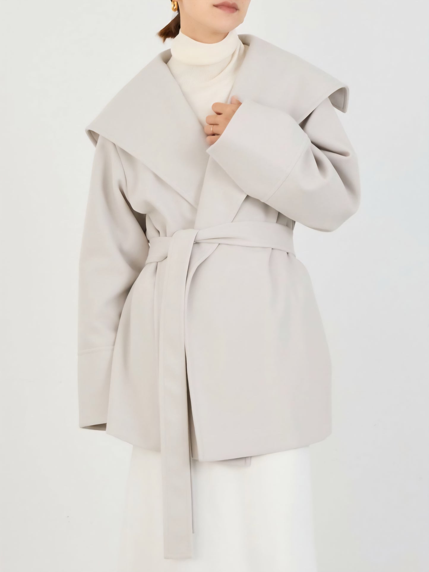 MICA&DEAL ショールカラーコート
