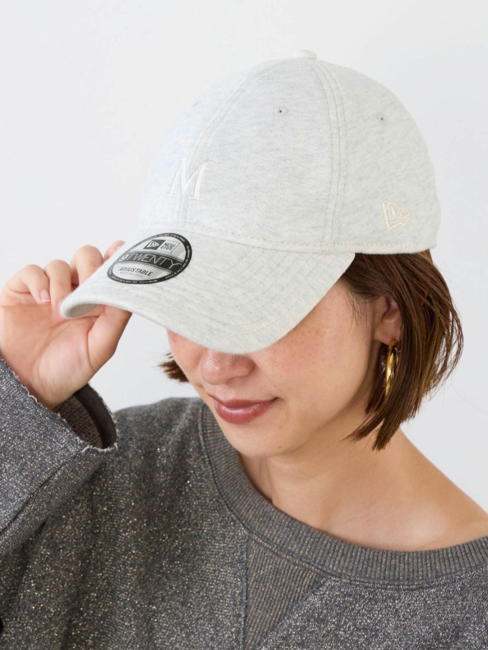 MICA&DEAL NEW ERA×MICA&DEAL"M"ロゴ刺繍裏毛CAP